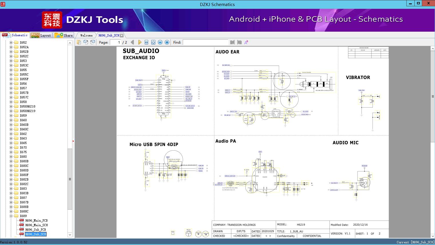 H696_Sub_SCH - X689 - INFINIX Schematic - DZKJ Schematics & PCB Layout