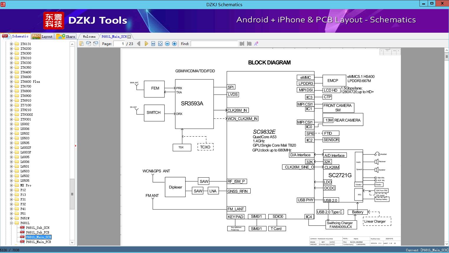 P681L_Main_SCH - P681L - ITEL Schematic - DZKJ Schematics & PCB Layout