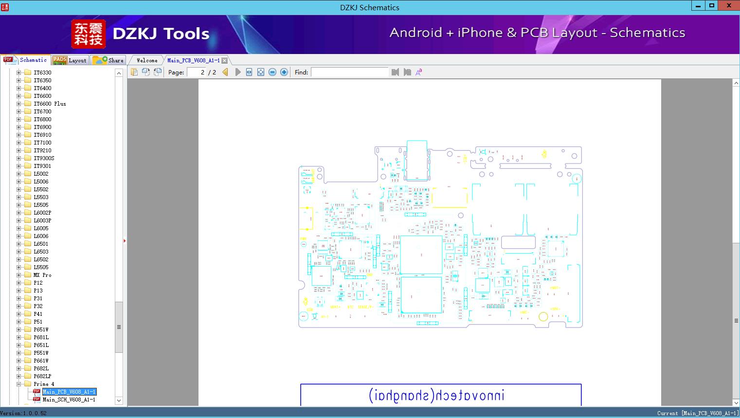 Main_PCB_V608_A1-1 - Prime 4 - ITEL Schematic - DZKJ Schematics & PCB ...