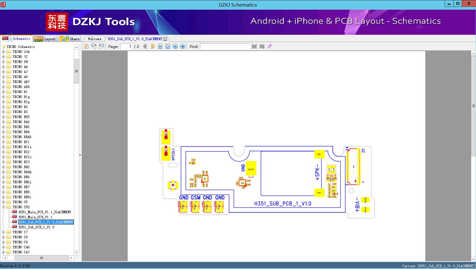 H351_Sub_PCB_1_V1.0_PLACEMENT