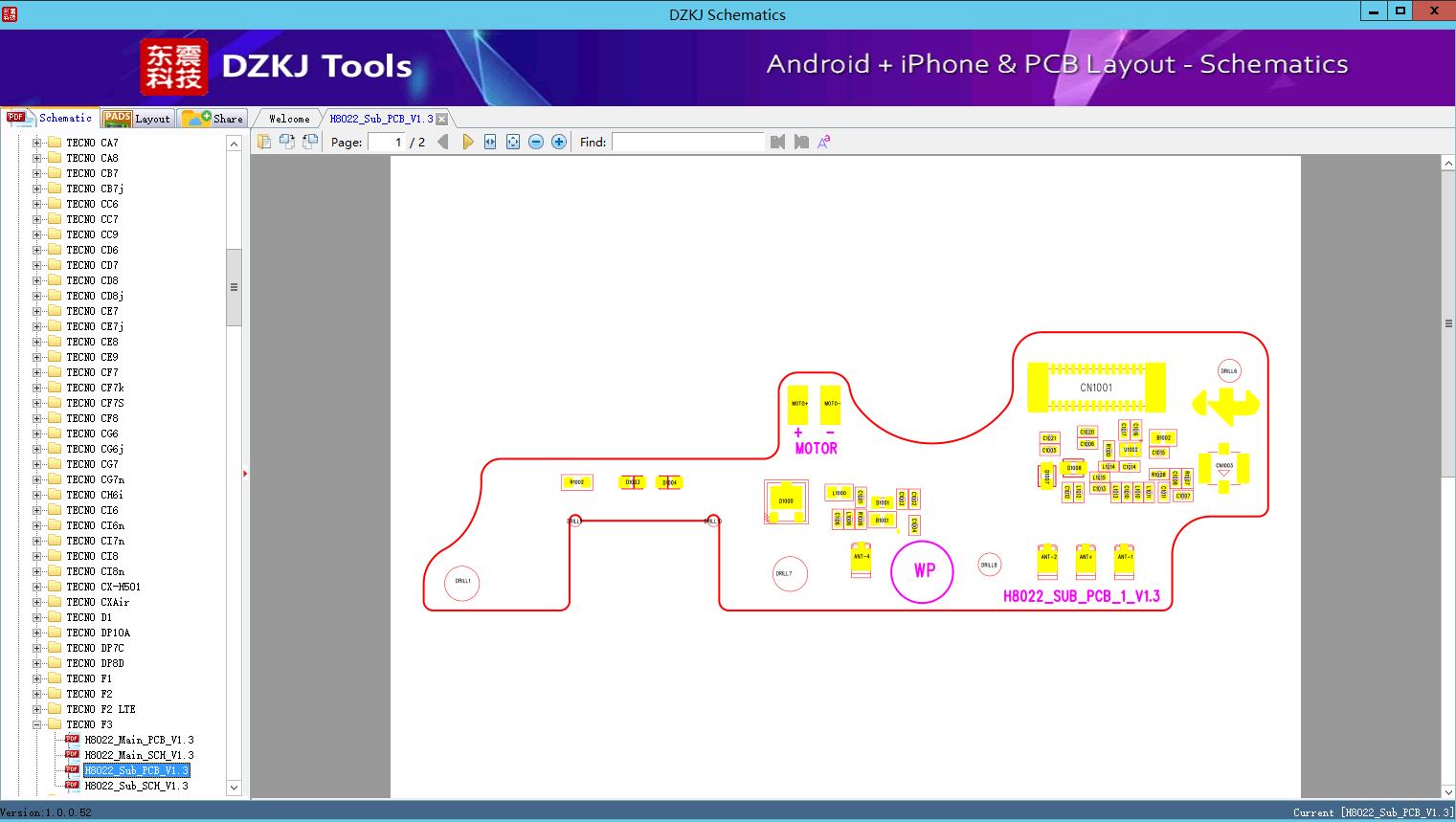 H8022_Sub_PCB_V1.3