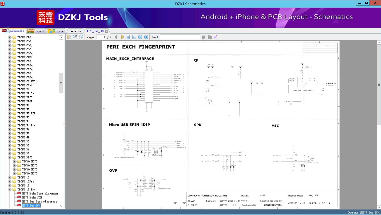 H379_Sub_SCH - TECNO i5 Pro - TECNO Schematic - DZKJ Schematics & PCB ...