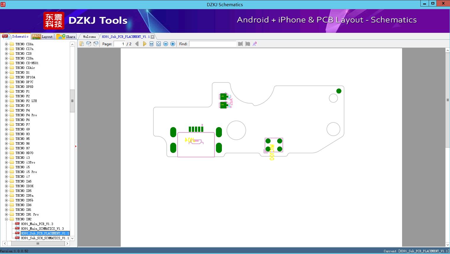 H391_Sub_PCB_PLACEMENT_V1.1