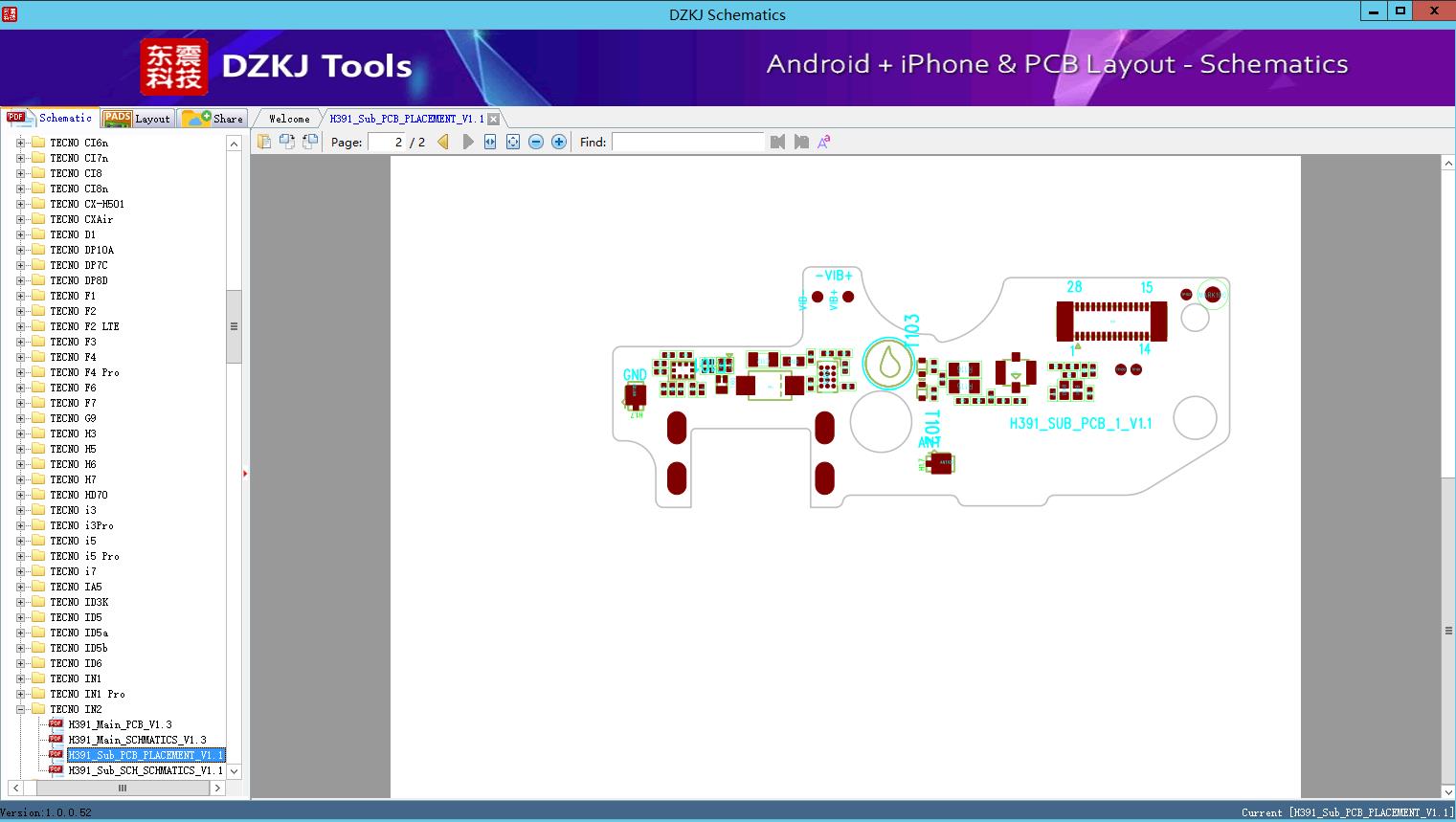 H391_Sub_PCB_PLACEMENT_V1.1