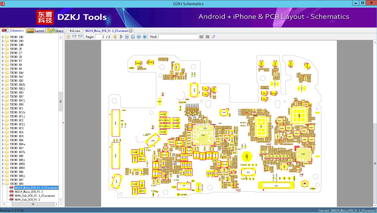 H6219_Main_PCB_V1.2_Placement