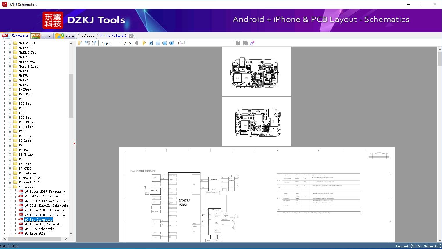 Y6 Pro Schematic - Y Series - HUAWEI Schematic - DZKJ Schematics & PCB ...