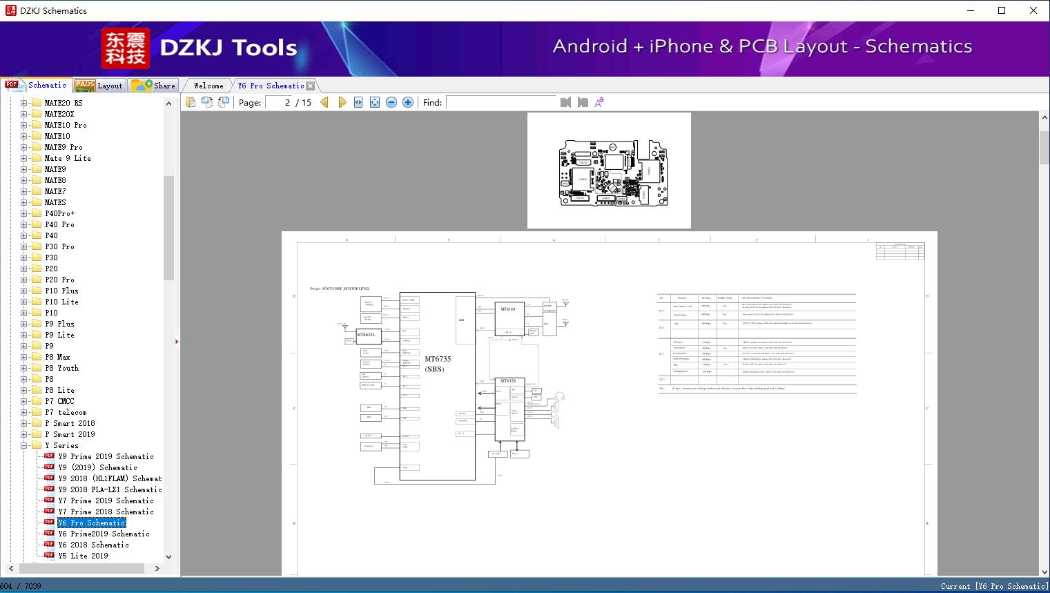 Y6 Pro Schematic - Y Series - Huawei Schematic - Dzkj Schematics & Pcb 