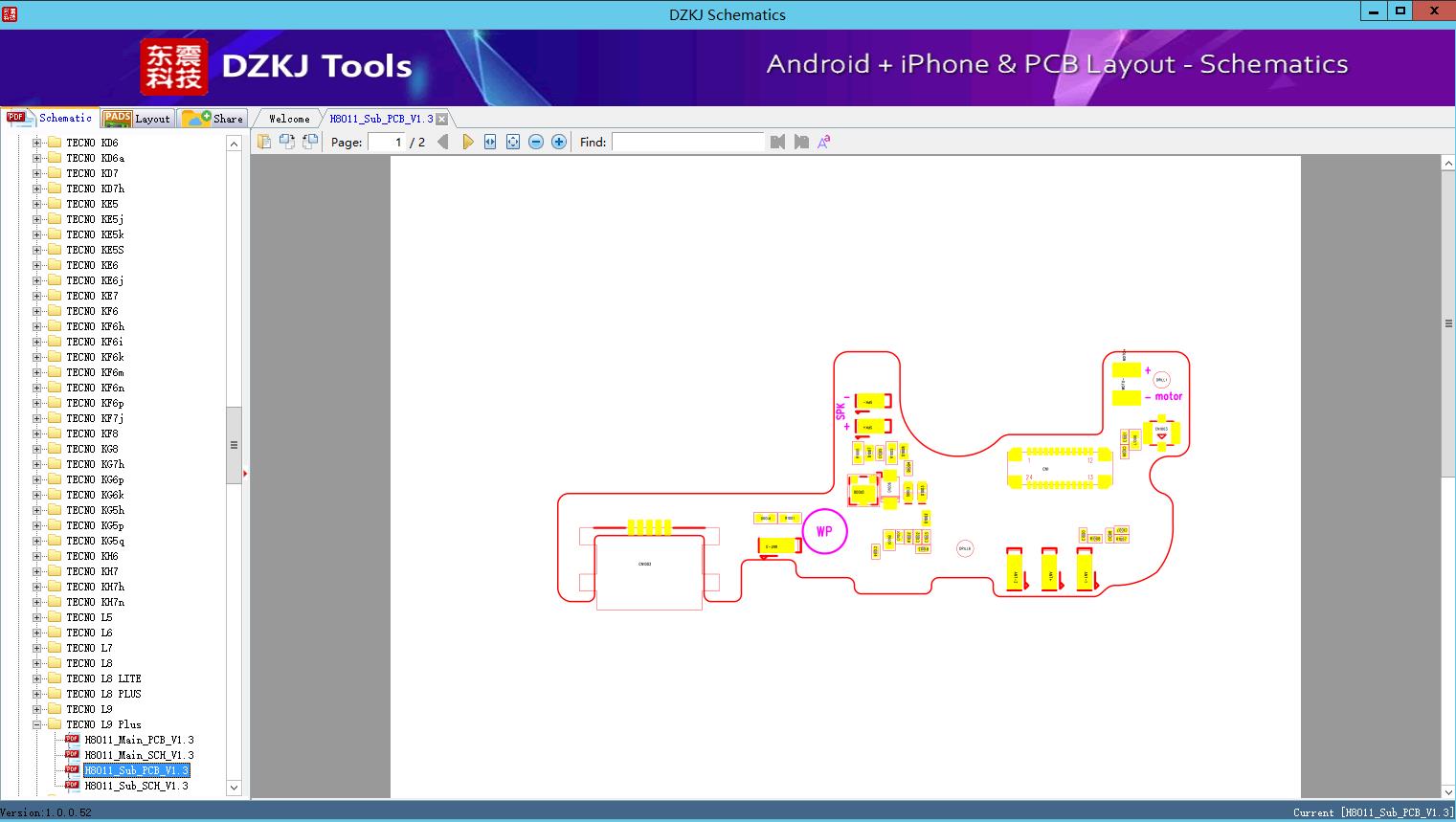 H8011_Sub_PCB_V1.3