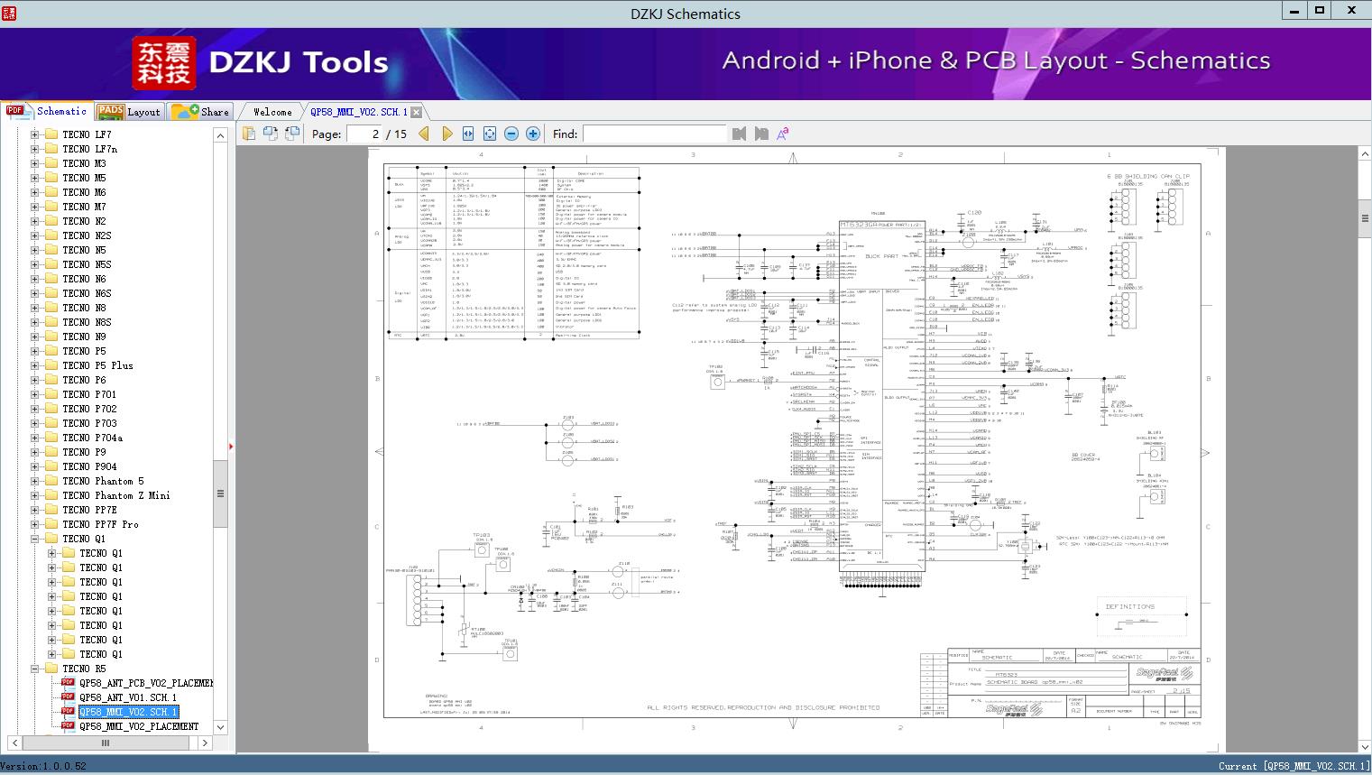 QP58_MMI_V02.SCH.1 - TECNO R5 - TECNO Schematic - DZKJ Schematics & PCB ...