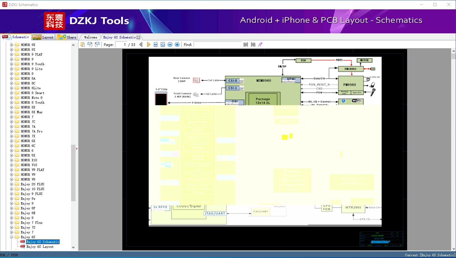 Enjoy 6S Schematic