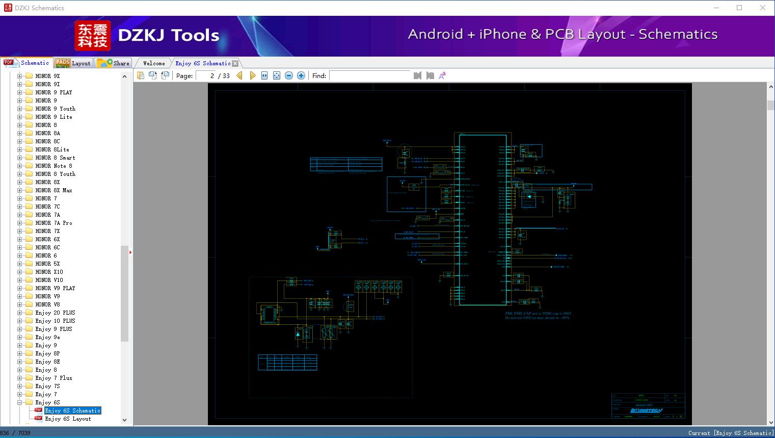 Enjoy 6S Schematic